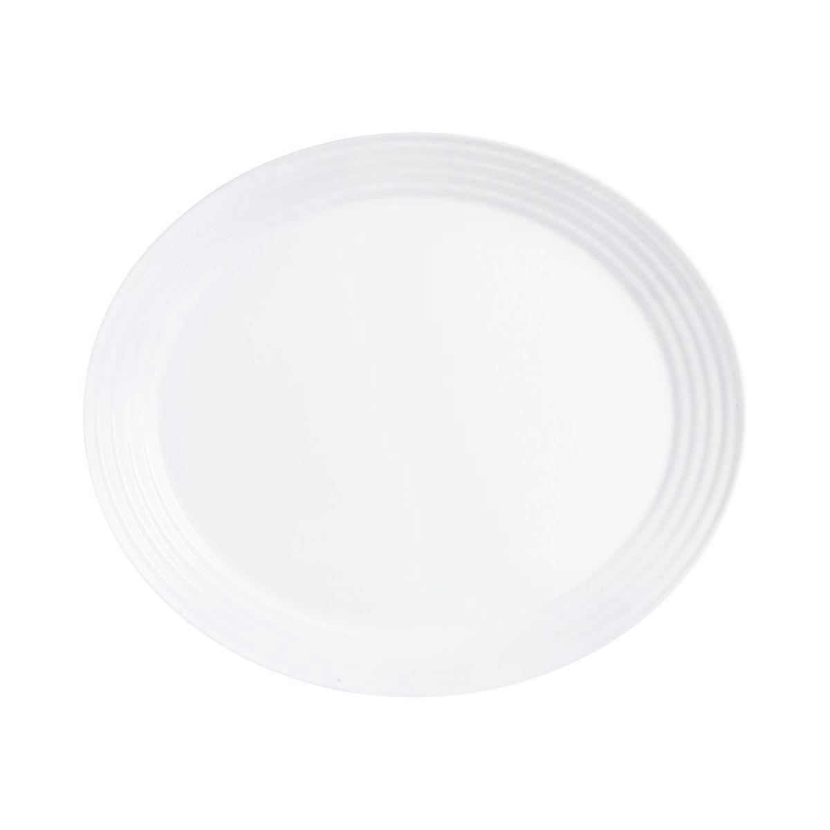 HARENA - Plat blanc 32.8 x 28 cm