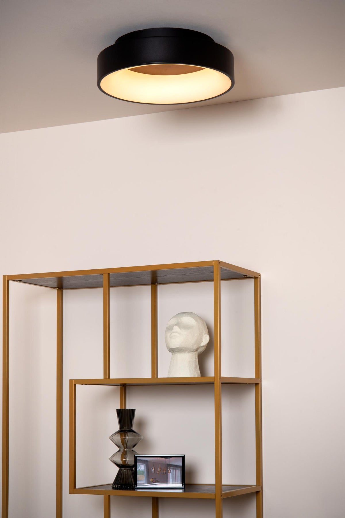 Lucide plafonnière MIRAGE - Geïntegreerde LED - Zwart