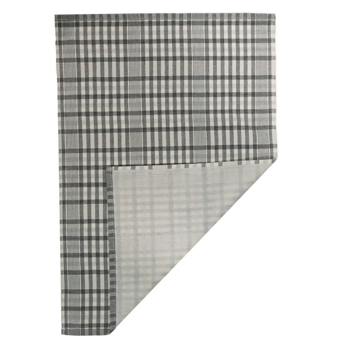 TEKSADA COUNTRY - 3 torchons double face Anthracite 50x70 cm