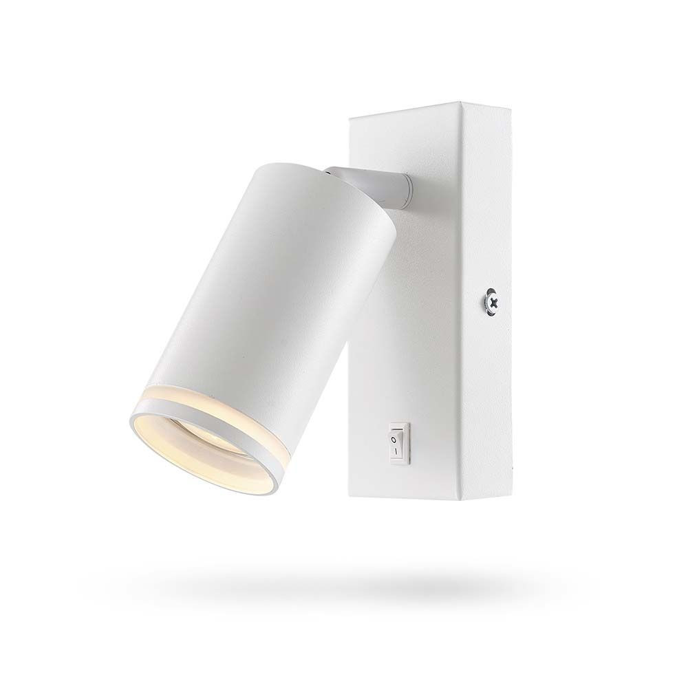 Kinkiet biały SPF 1xGU10x30W wym:16x5,5x5,5cm IP20 Videx