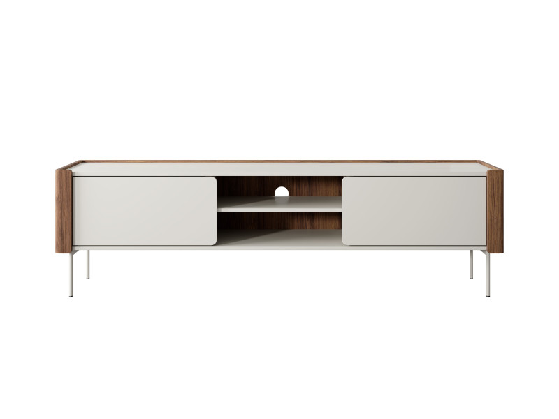 Szafka RTV VEZERE 180 cm orzech warmia/kaszmir