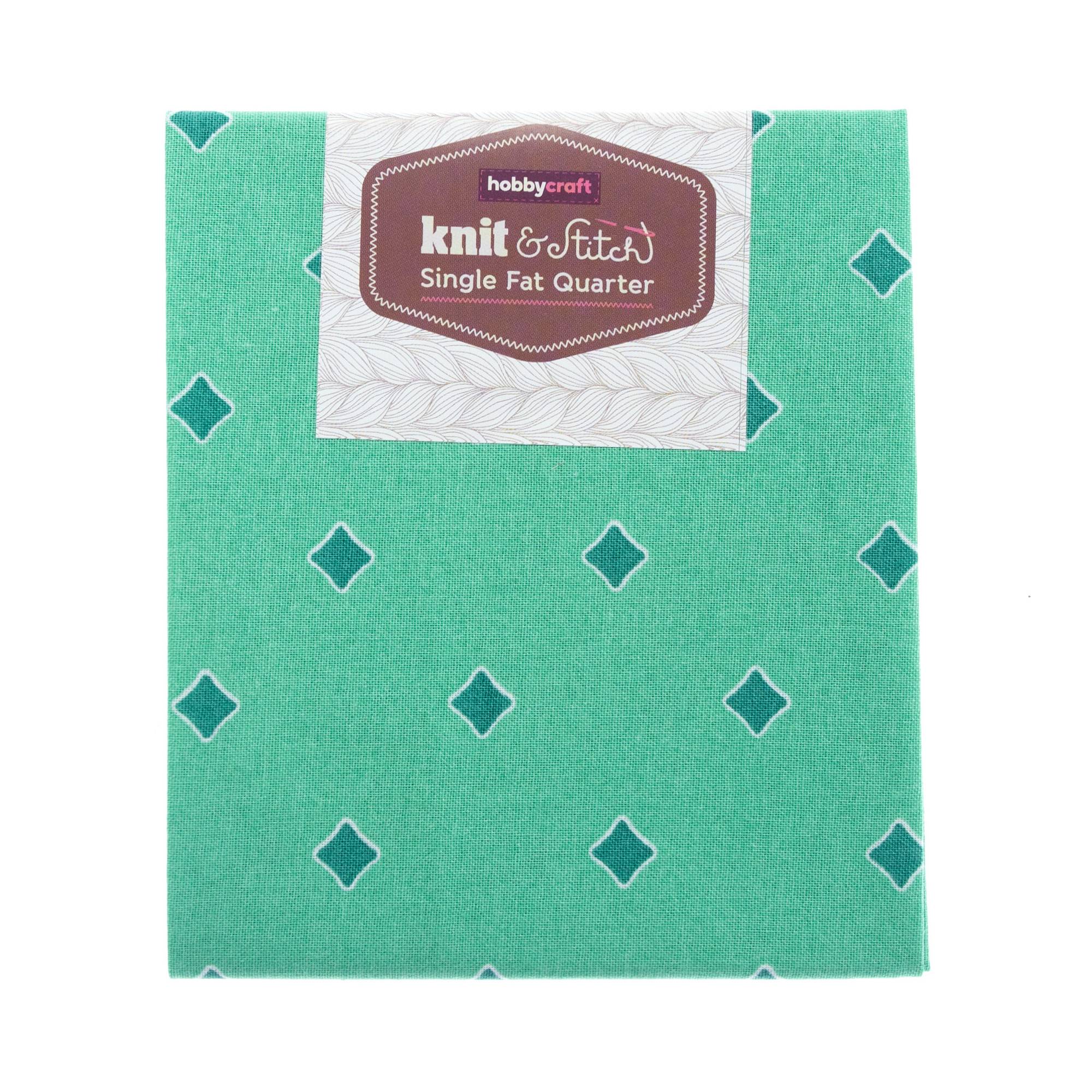 Green Diamond Single Cotton Fat Quarter