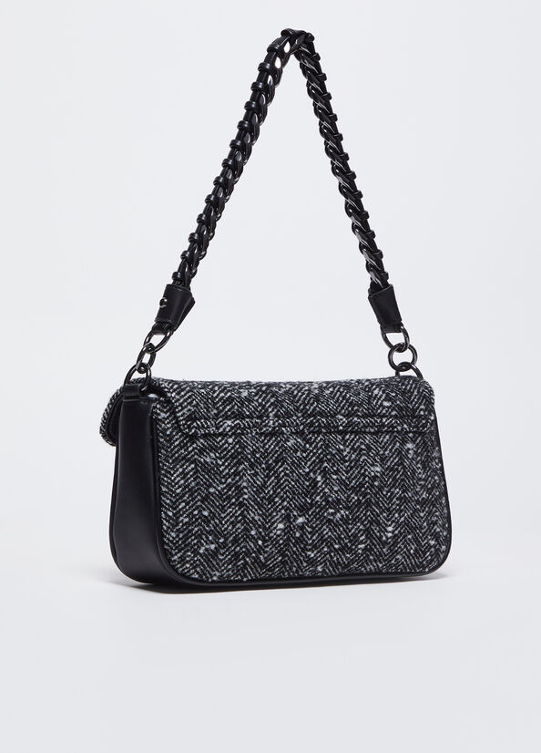 Borsa a spalla media chevron