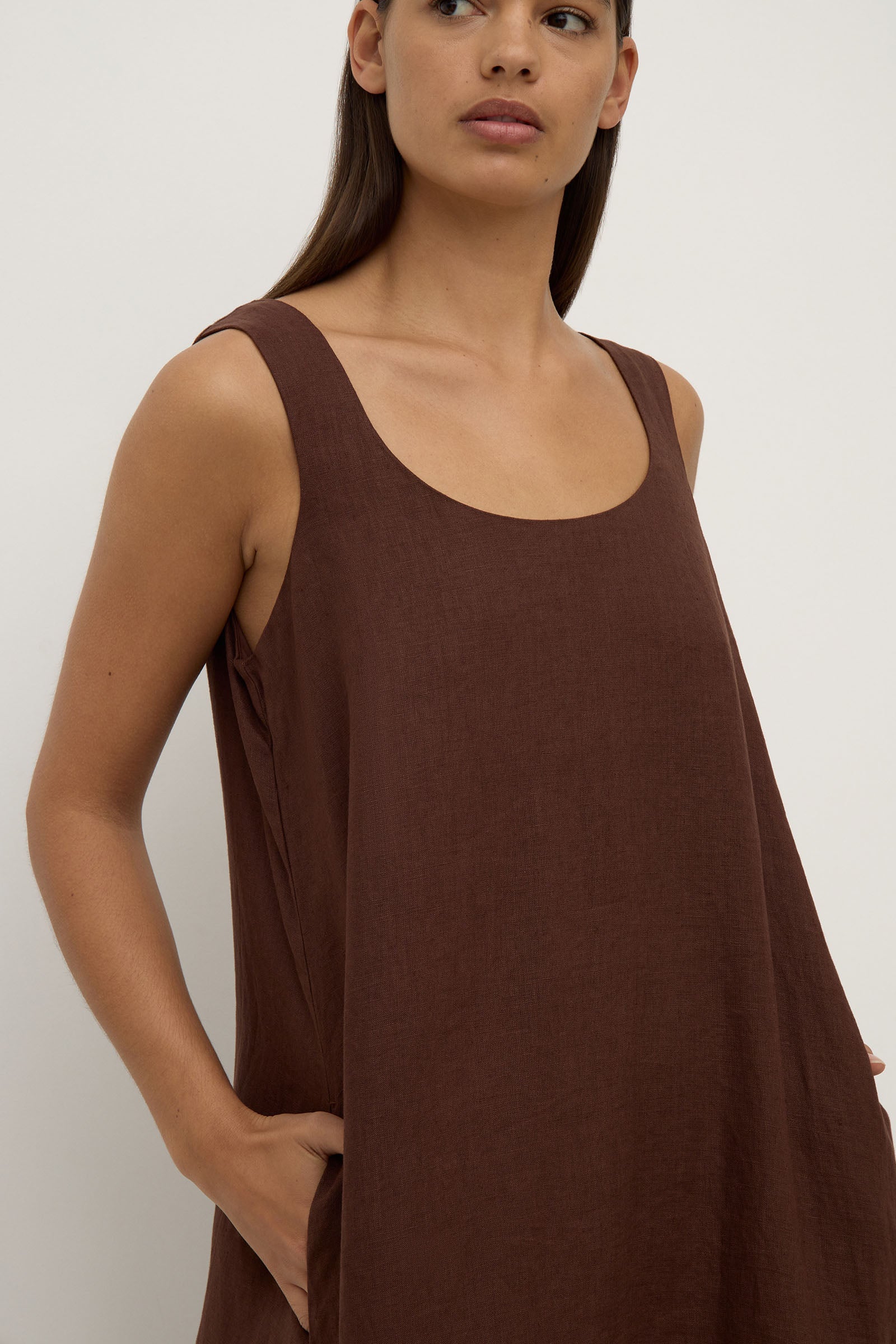 Maree Linen Maxi Dress