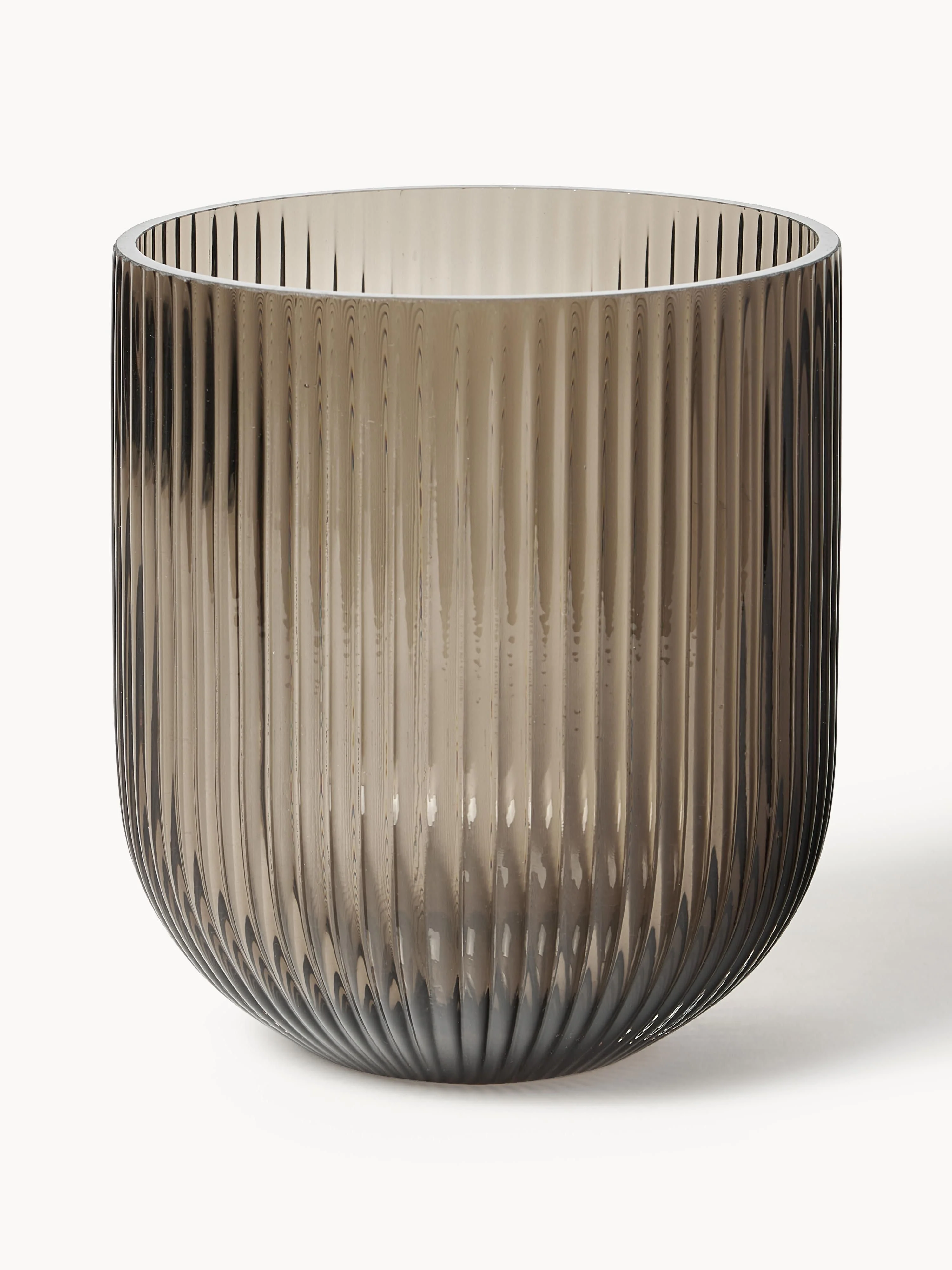Glas-Vase Simple Stripe Medium, H 18 cm