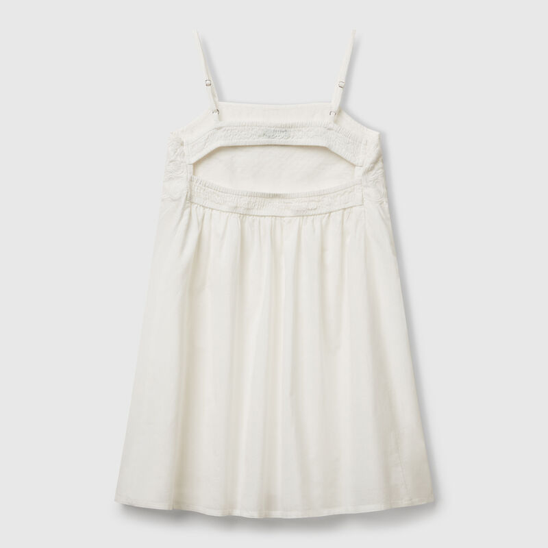 Dress with embroidered top