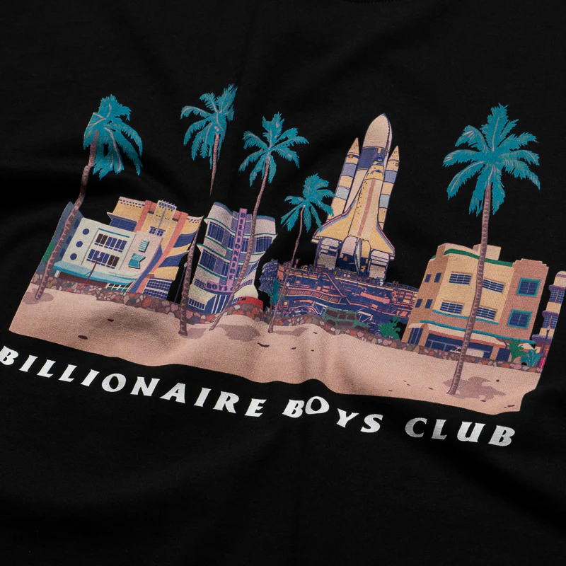 Billionaire Boys Club South Beach Tee - Black