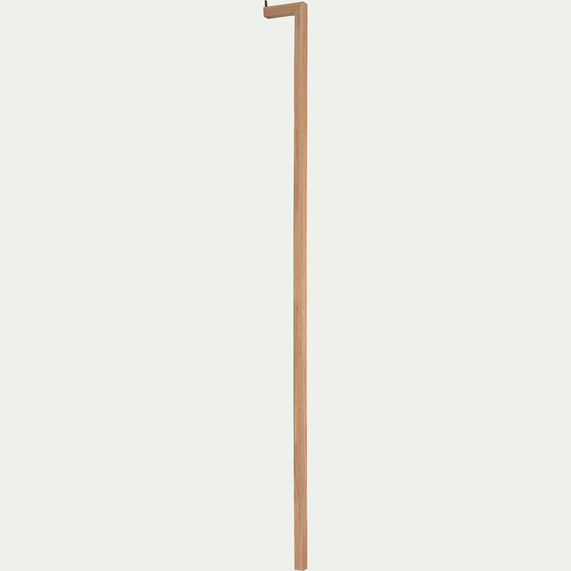 PORTPIN - Montant pour étagère à composer en chêne H200cm - bois clair
