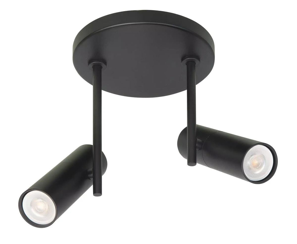 Highlight spot Trend - 2 lichts - 15 x 24  cm - zwart