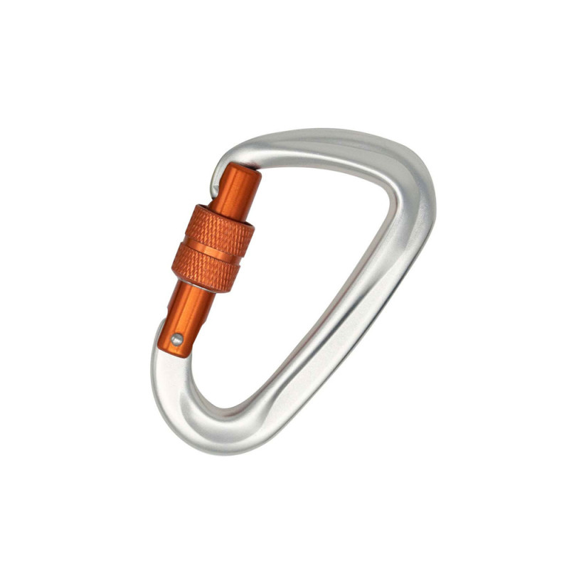 Mousqueton avec vis de sécurité en aluminium gris Ø 10 x 80 mm CHAPUIS