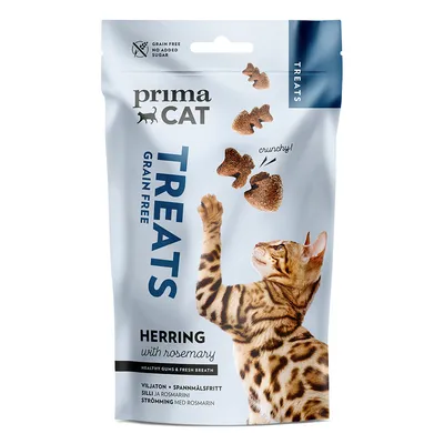 PrimaCat Crunchy Treats with Herring & Rosemary