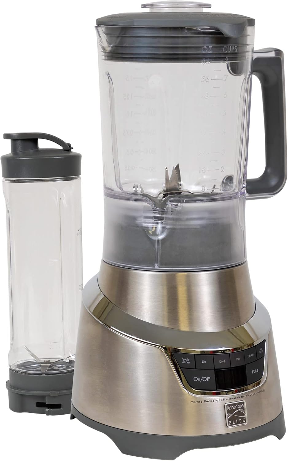 Kenmore Elite Countertop Blender – Electric Mixer for Smoothies, Ice Crush & Pulse Function, Heavy Duty Pitcher, Kitchen Appliance, Dishwasher-Safe Jar