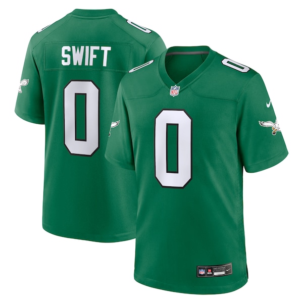 D'Andre Swift Philadelphia Eagles Nike Alternate Game Jersey - Kelly Green