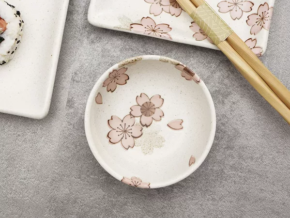 Zestaw do sushi dla 2 osób (4 el.) z pałeczkami Tokyo Design Studio - Sakura White 33758
