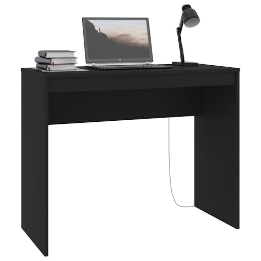 NNEVL Desk Black 90x40x72 cm Chipboard