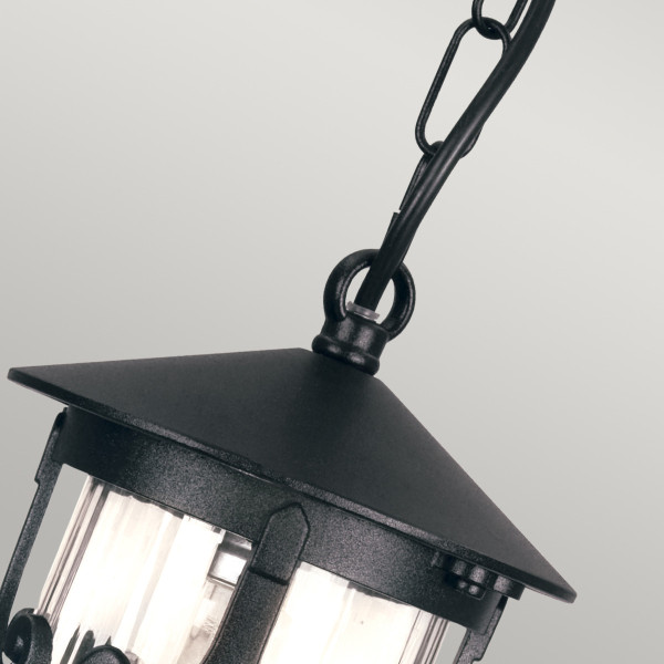 Lampa sufitowa zewnętrzna Hereford czarna 1 x E27 x 60W IP23 Elstead