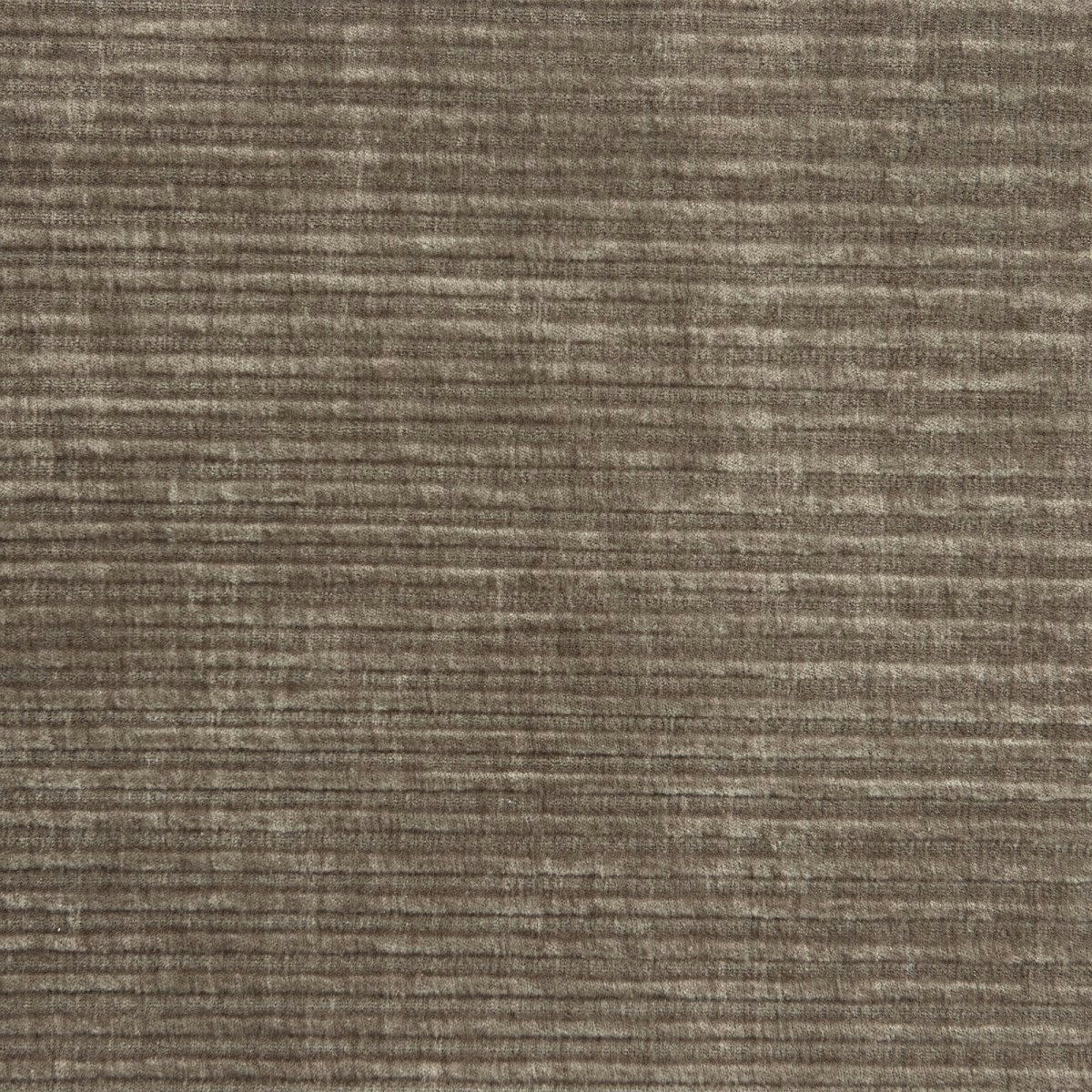 STATEMENT - Canapé moderne 4 places en tissu côtelé taupe