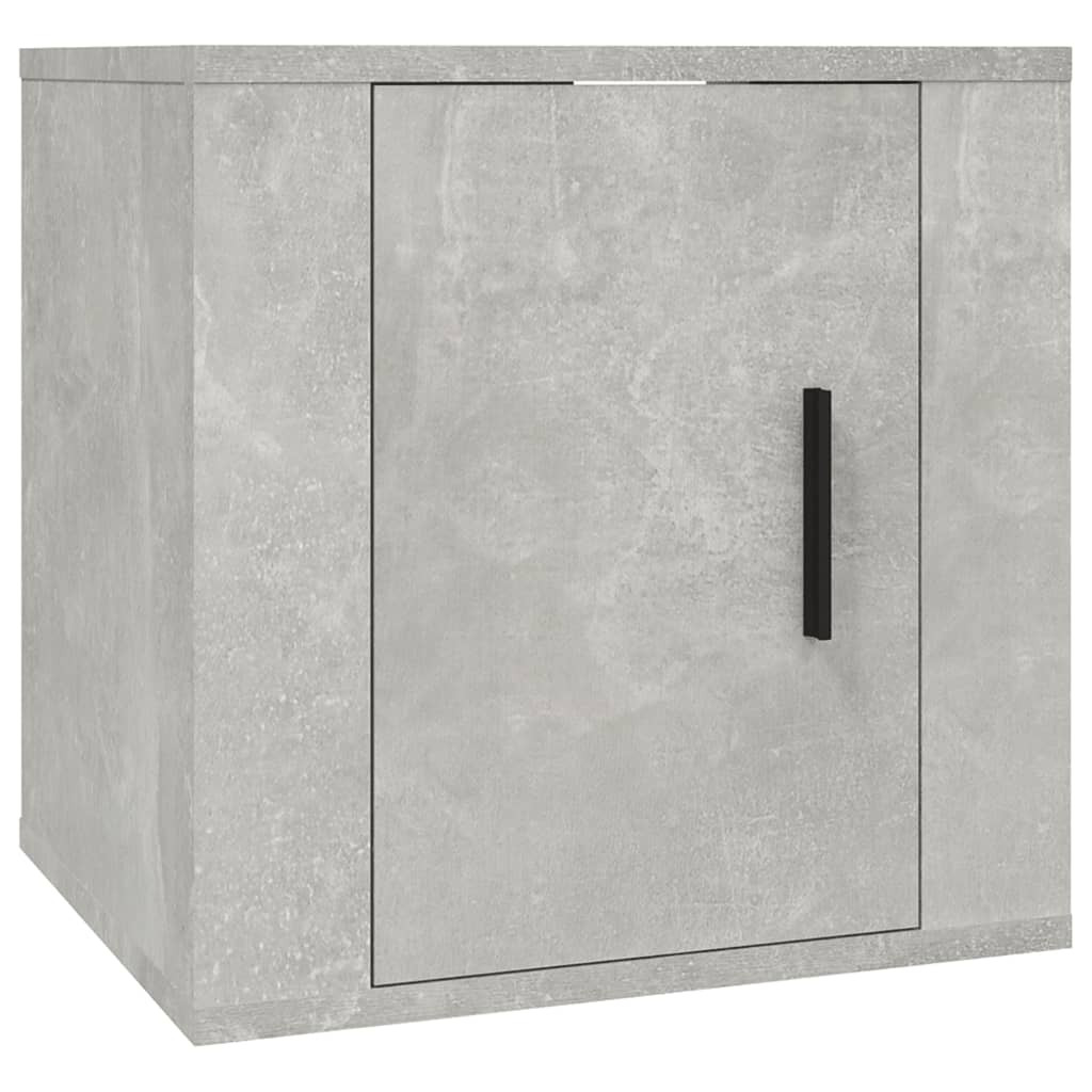 Wisząca szafka telewizyjna szarość betonu 40x34.5x40 cm