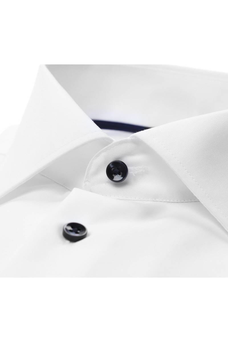 ETERNA Modern Fit Hemd weiss, Einfarbig (super langer Arm)