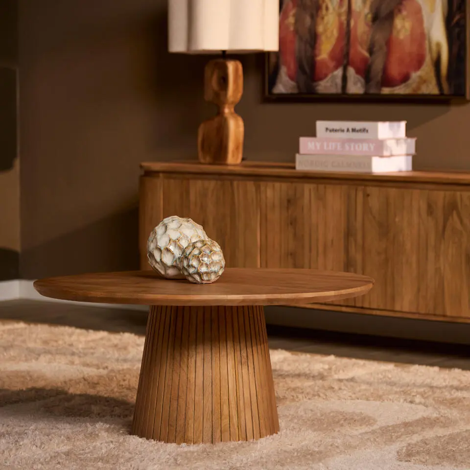 StarFurn - Salontafel Solana ?80 cm - naturel