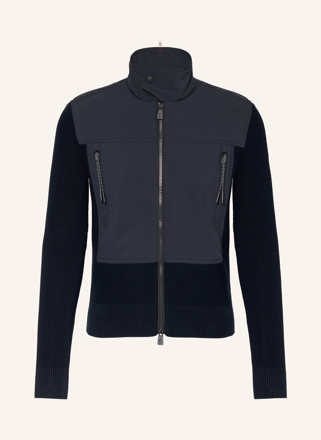 MONCLER GRENOBLE Strickjacke im Materialmix