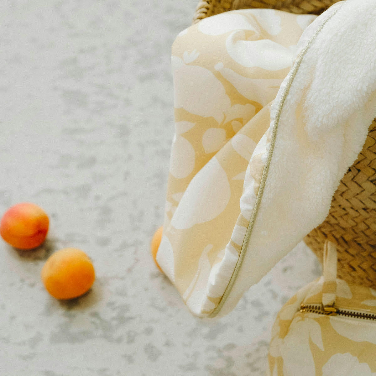 - Couverture bébé polaire & coton bio Délice (75x90 cm)