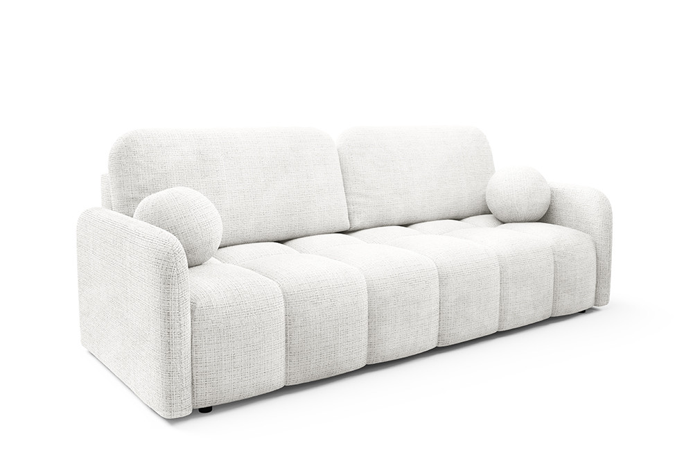 Sofa tapicerowana CUBE z funkcją spania Biała