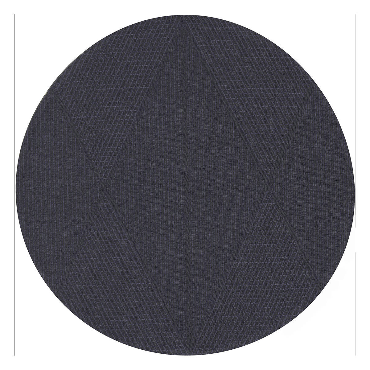 CLUB LOSANGES - Set de table en coton prusse Diam. 38
