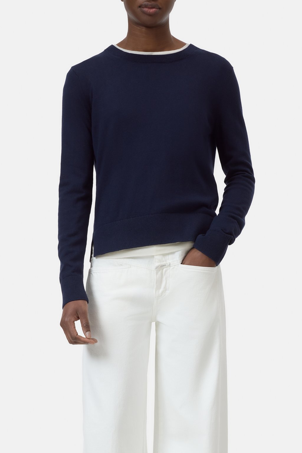 Pullover aus Baumwoll-Kaschmir-Garn