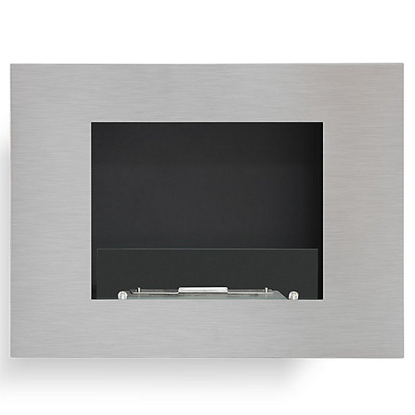 Cheminée éthanol Firenox - Coloris Inox brossé