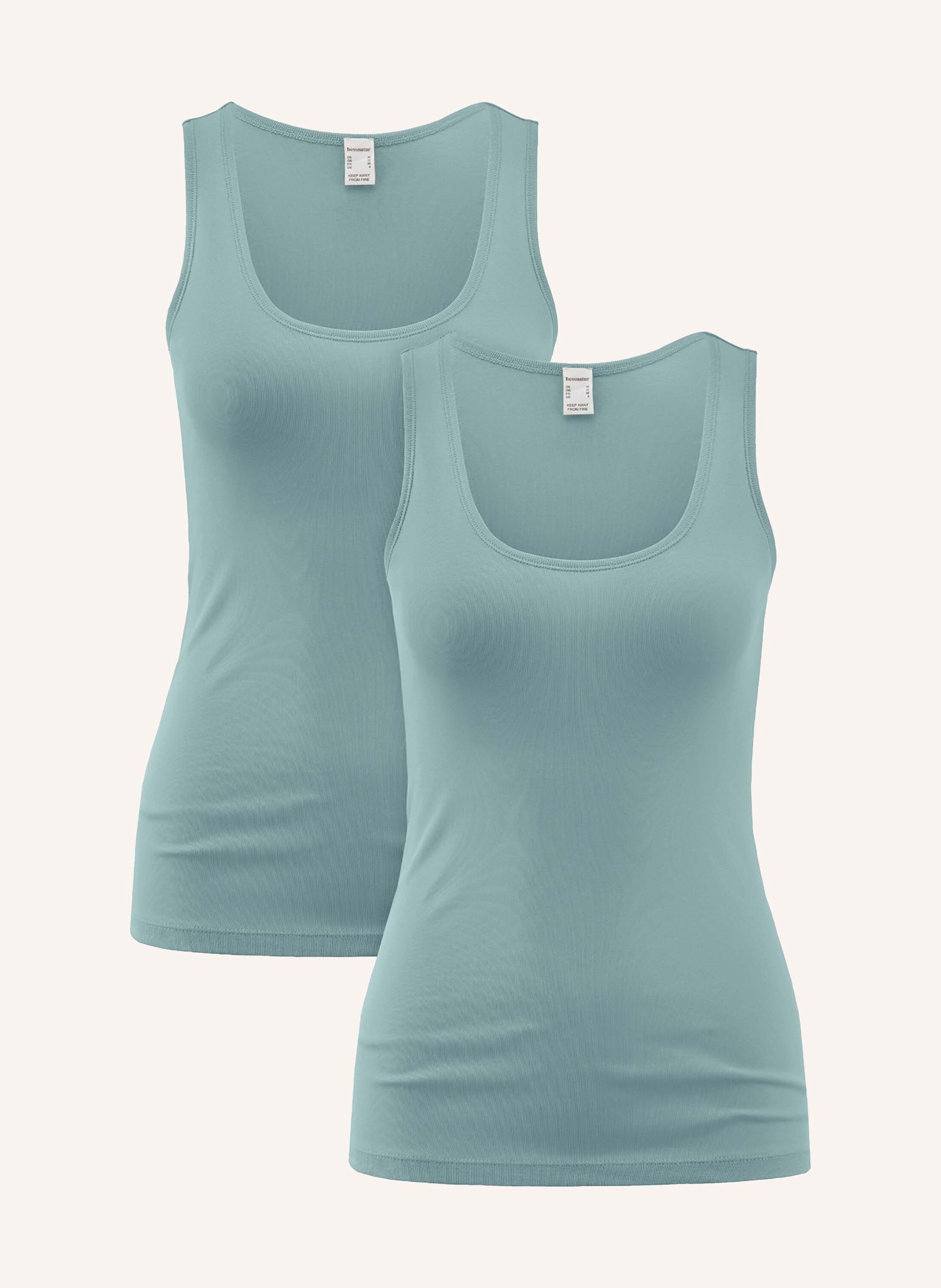 hessnatur Tanktop Rundhals Fitted 2er-Set
