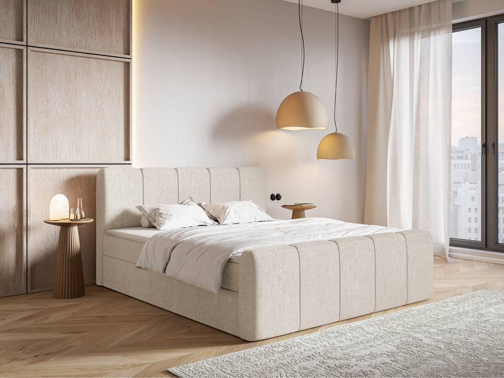 Boxspring Chloe 180x200 chenille met opbergruimte