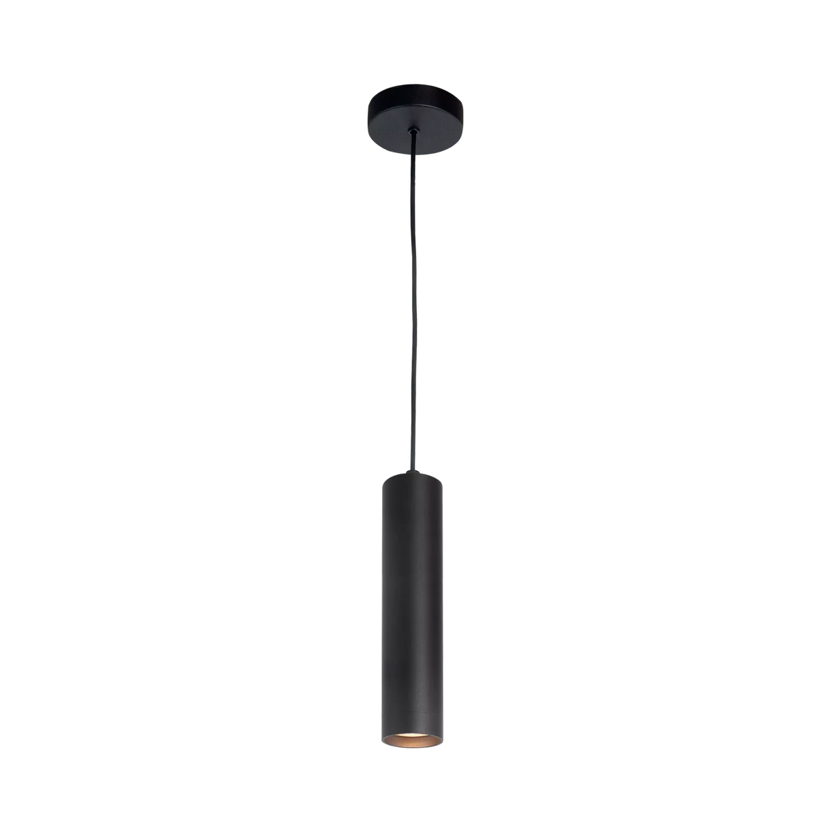 Highlight hanglamp Perugia - 1 lichts - 12 x 150  cm - zwart