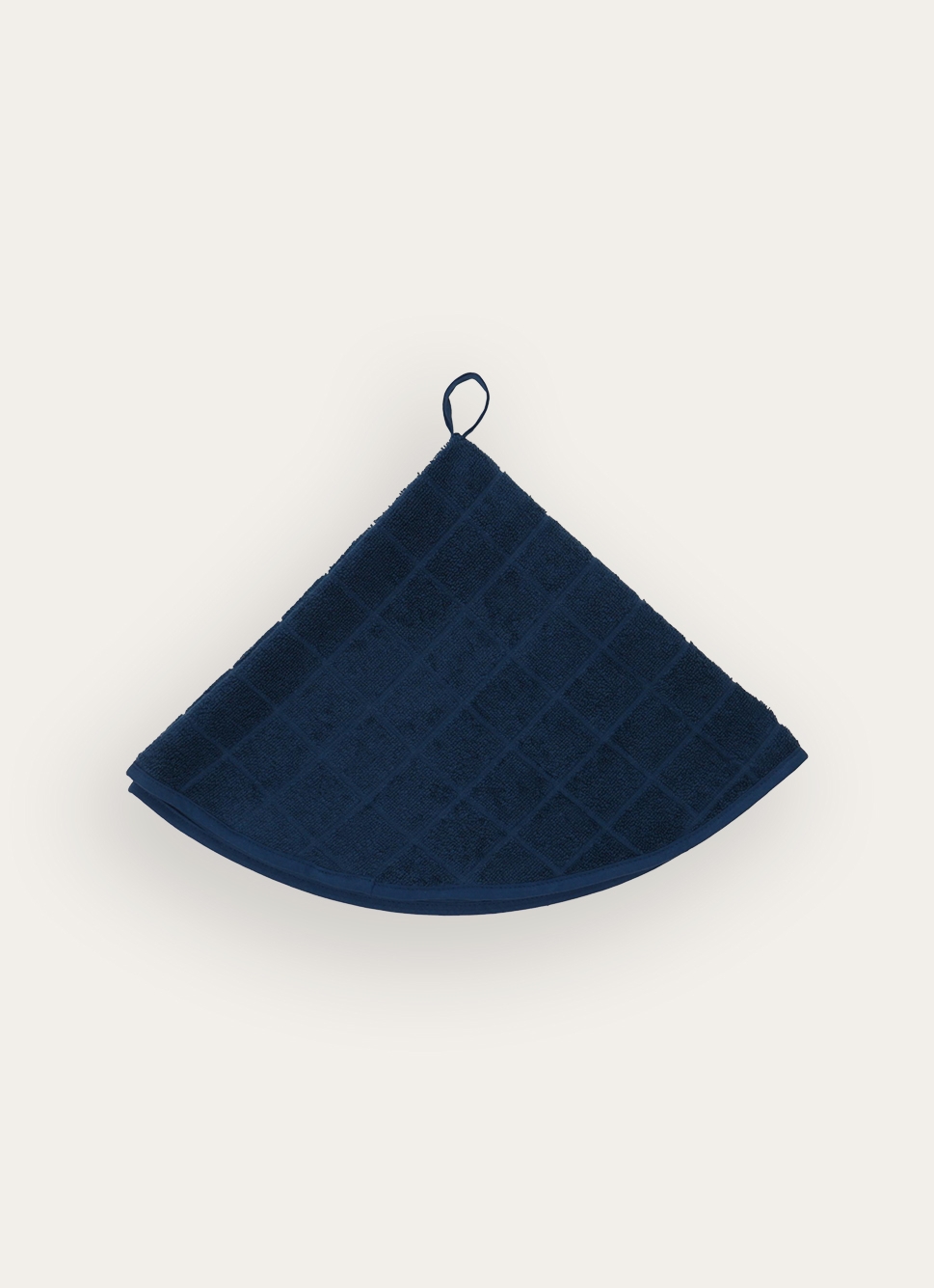 ESSUIE-MAINS EN COTON ÉPONGE UNI BLEU OCEAN