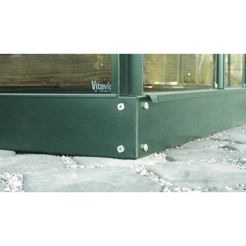 Embase pour serre Venus verte 3,8 m² VITAVIA