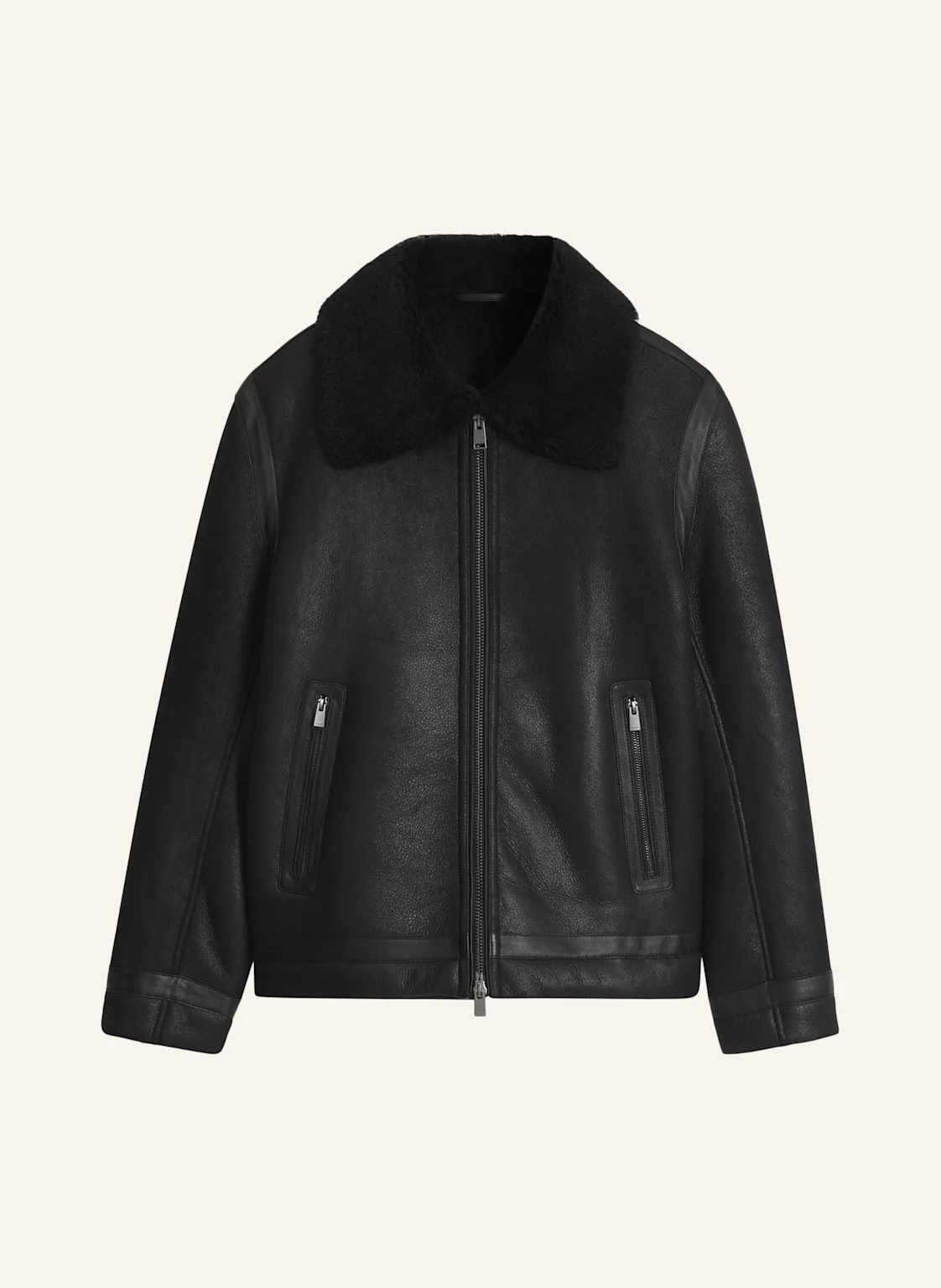 BOSS Lederjacke H-MORBIN
