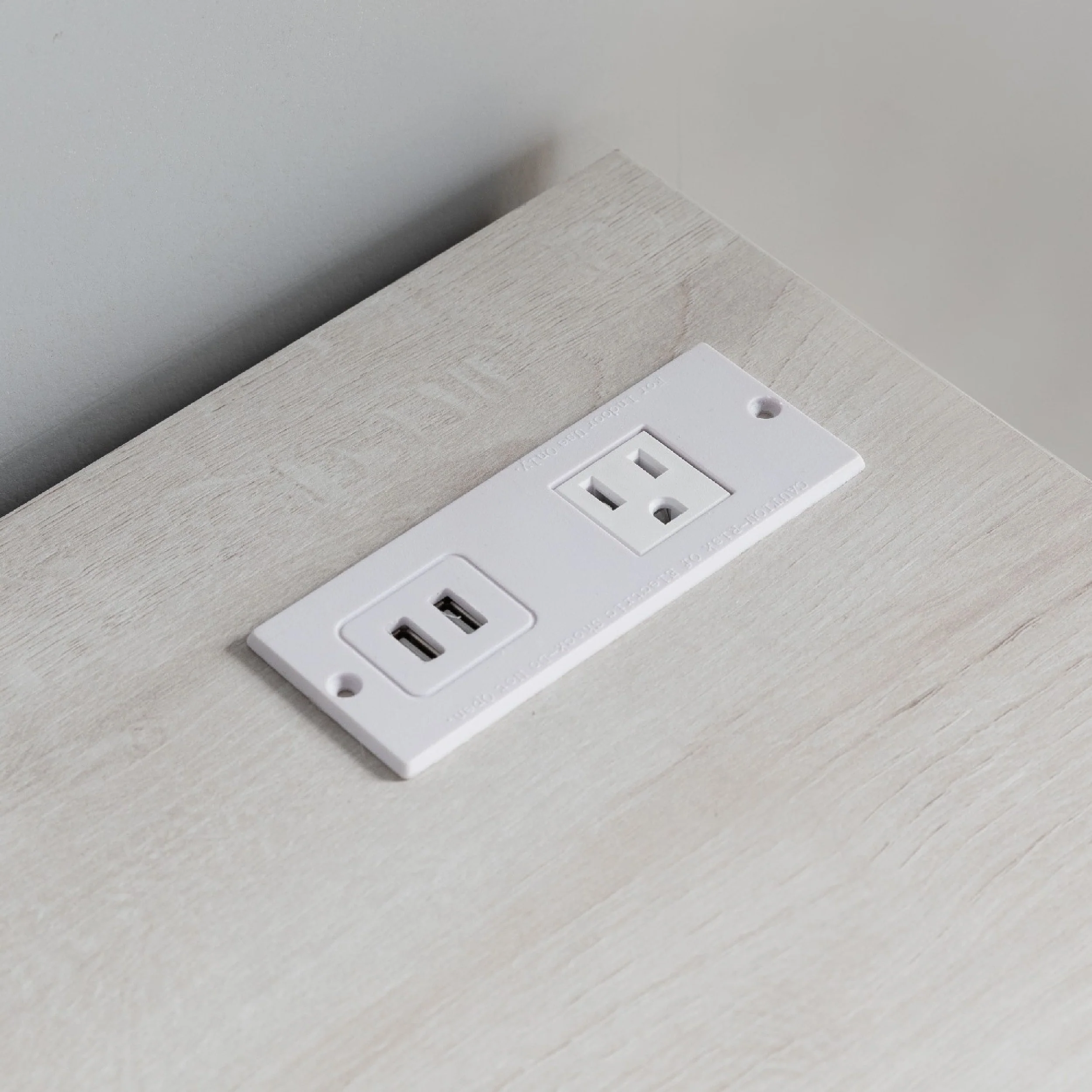 31 Inch File Cabinet Printer Stand Table with 2 Drawers, Oak White