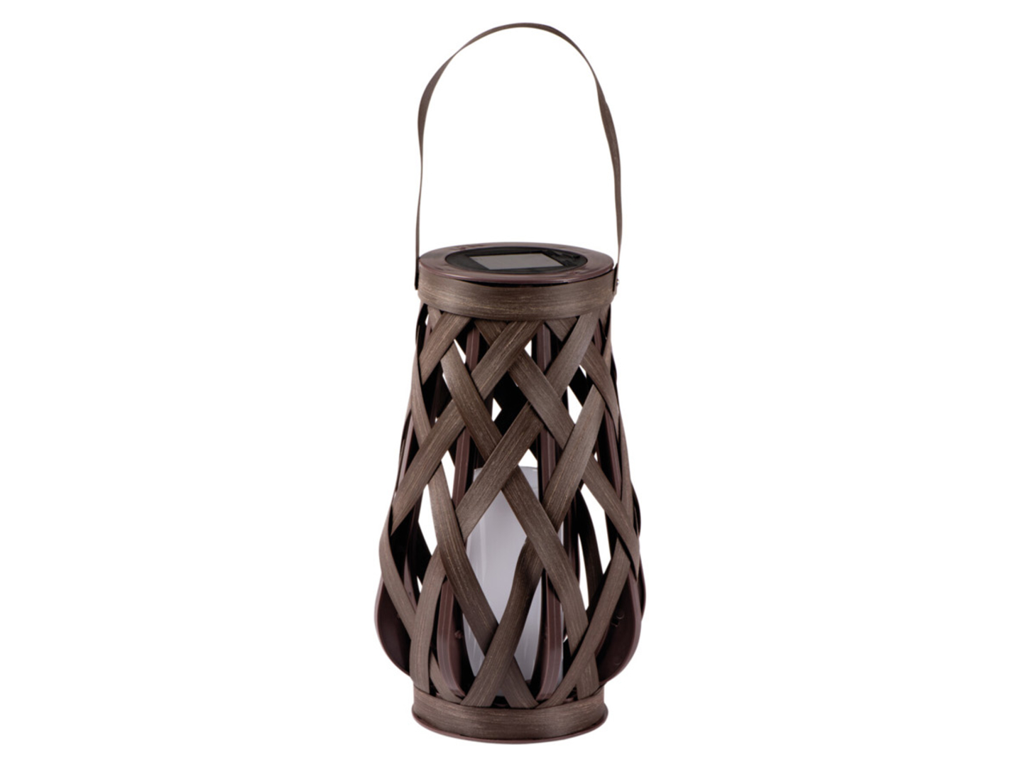 Lampa solarnaKB SLR LED z tworzywa sztucznego brązowa