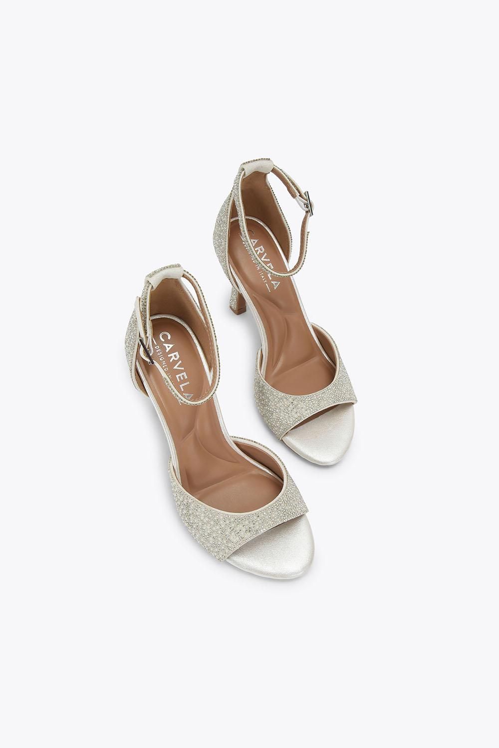 Carvela Corletta Sandal' Fabric Heels