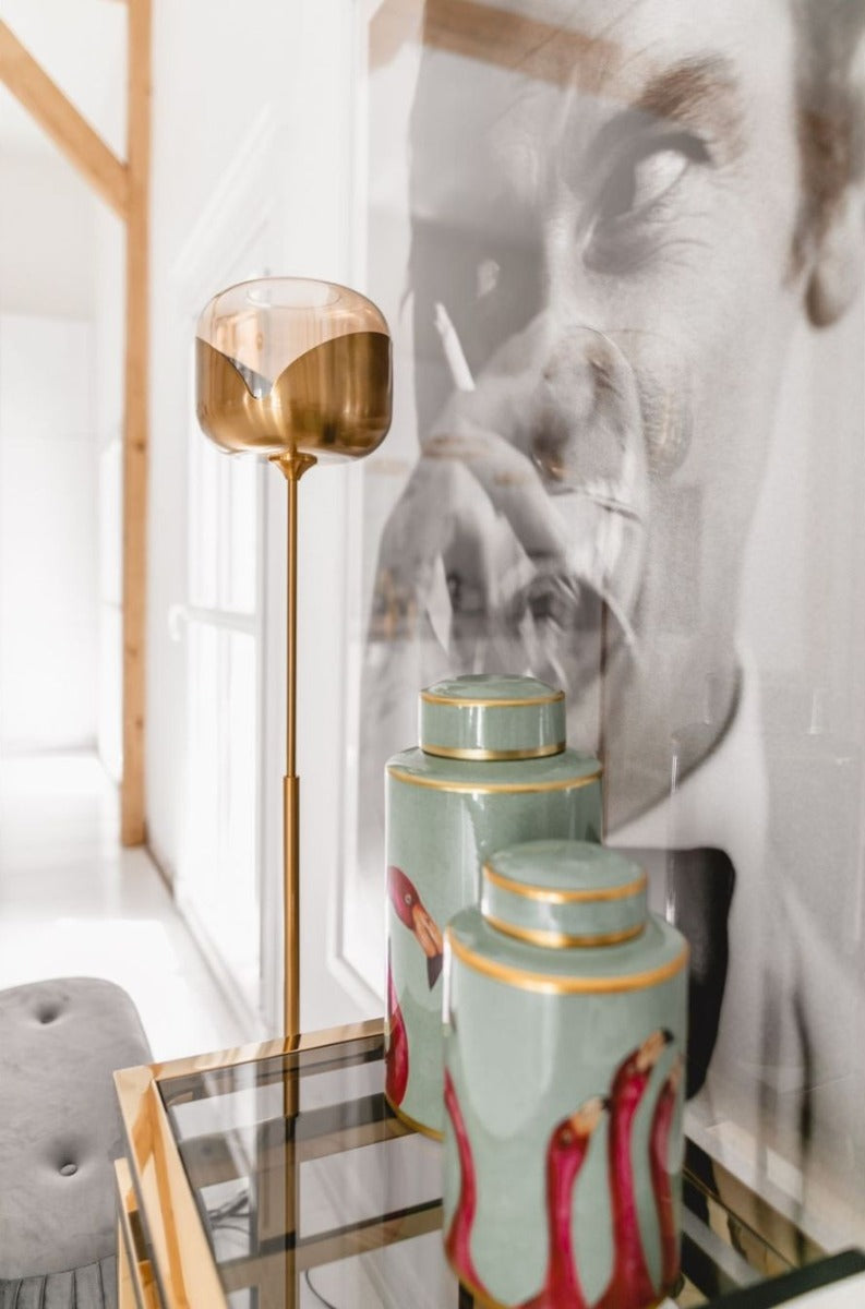 Kare Design Goblet Ball Vloerlamp - Goudkleurig