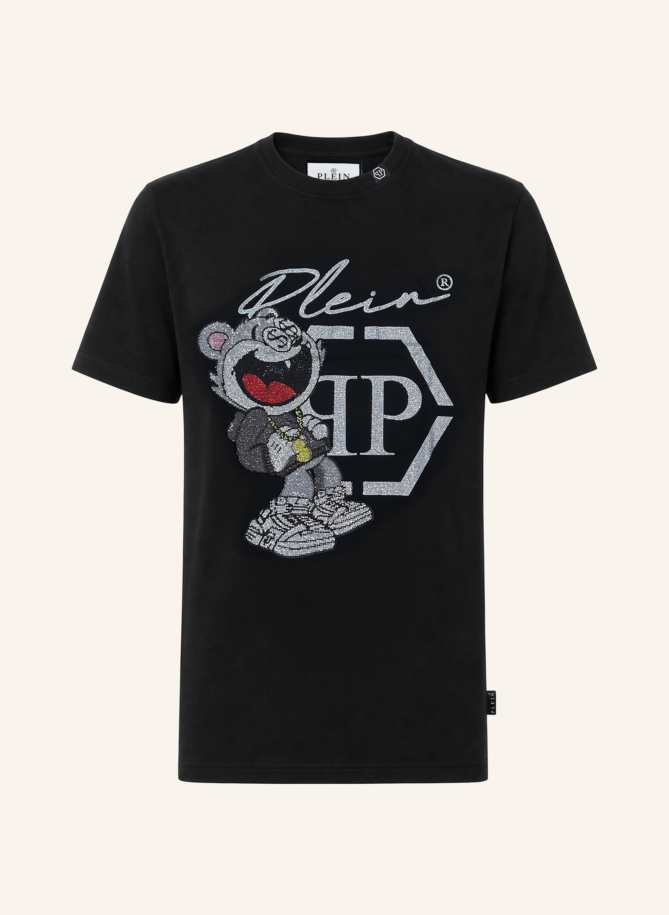 PHILIPP PLEIN Kurzarm-Rundhals-T-Shirt MONEY