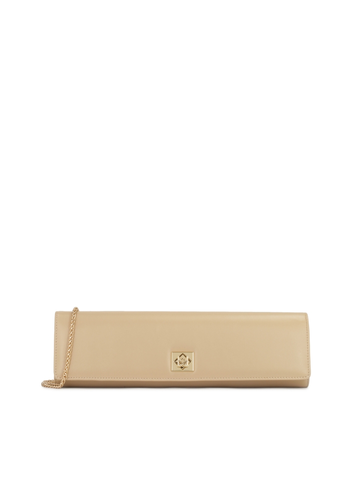 Rigid oblong evening bag