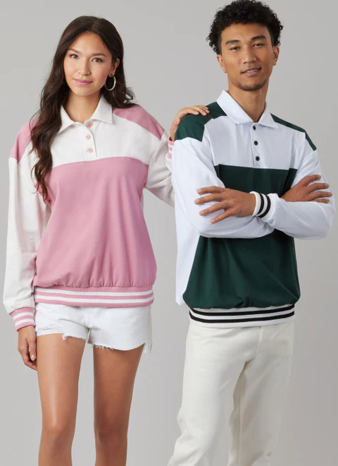 McCall's Pattern M8564 Unisex Knit Pullover Tops