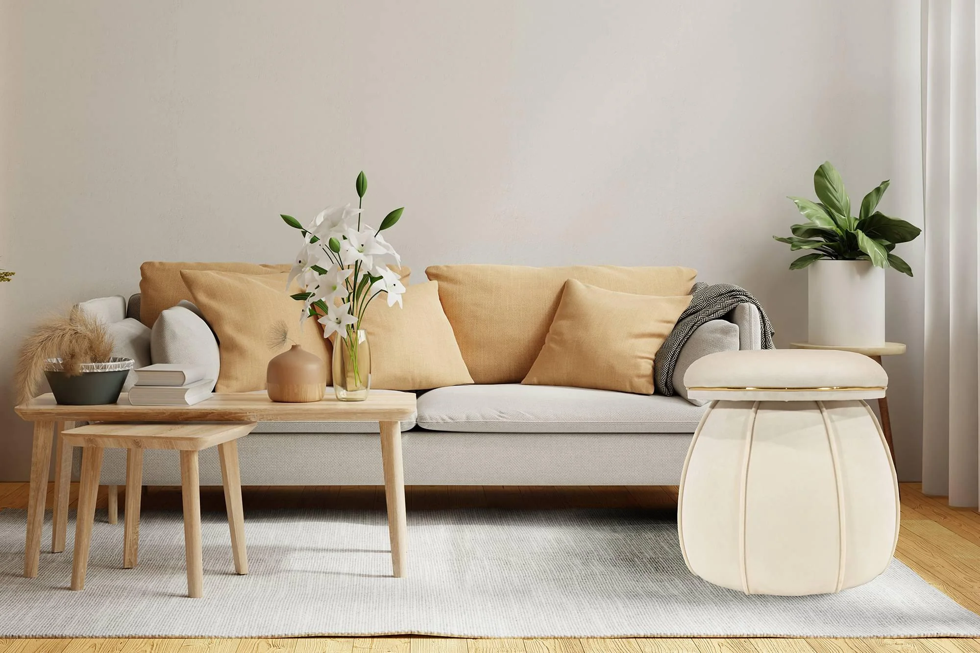 Poef Corin