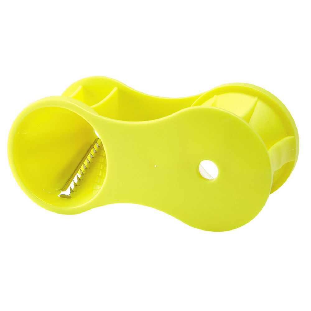 Coupe légume spiralizer en inox et plastique vert