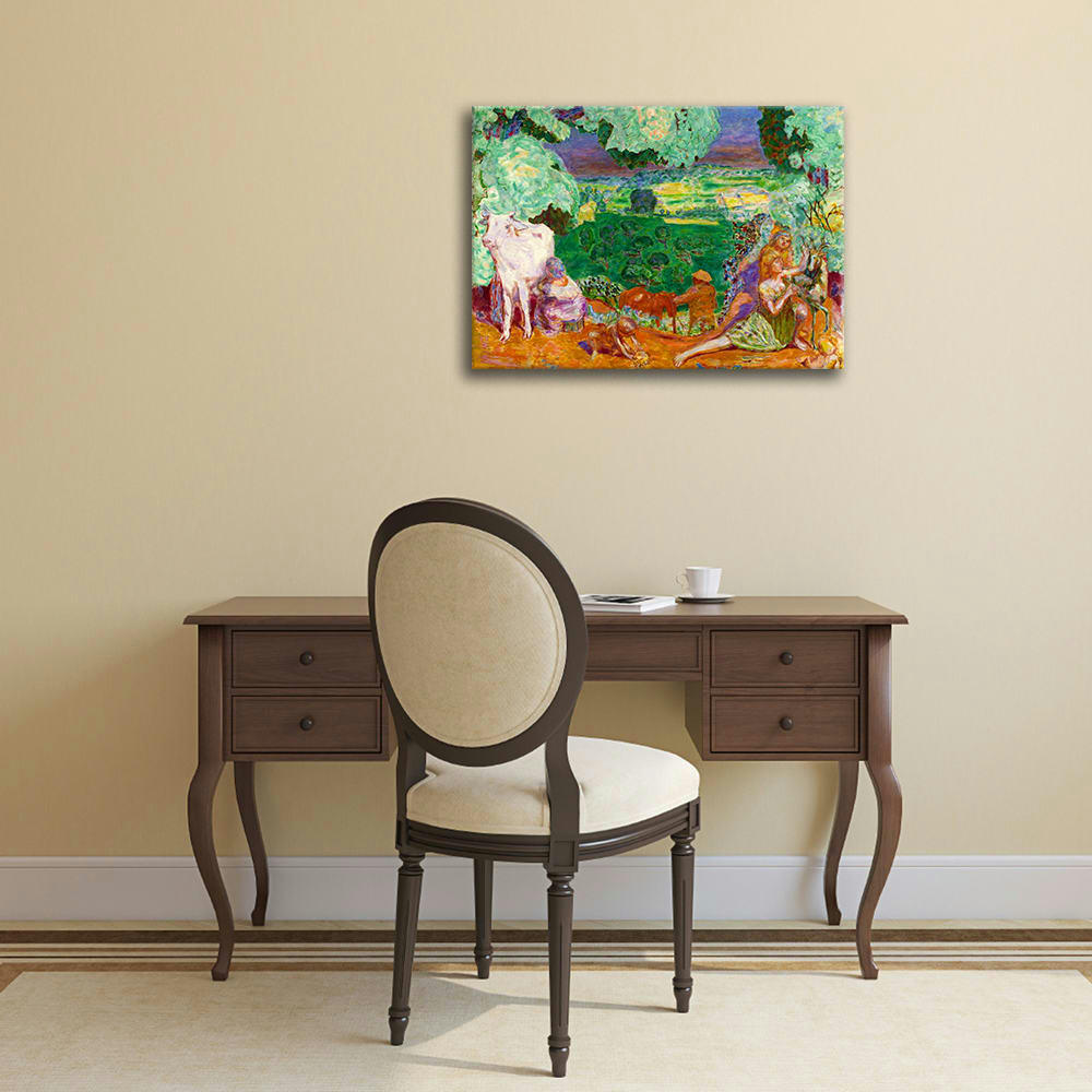 - Tableau la symphonie pastorale Pierre Bonnard 40x60cm