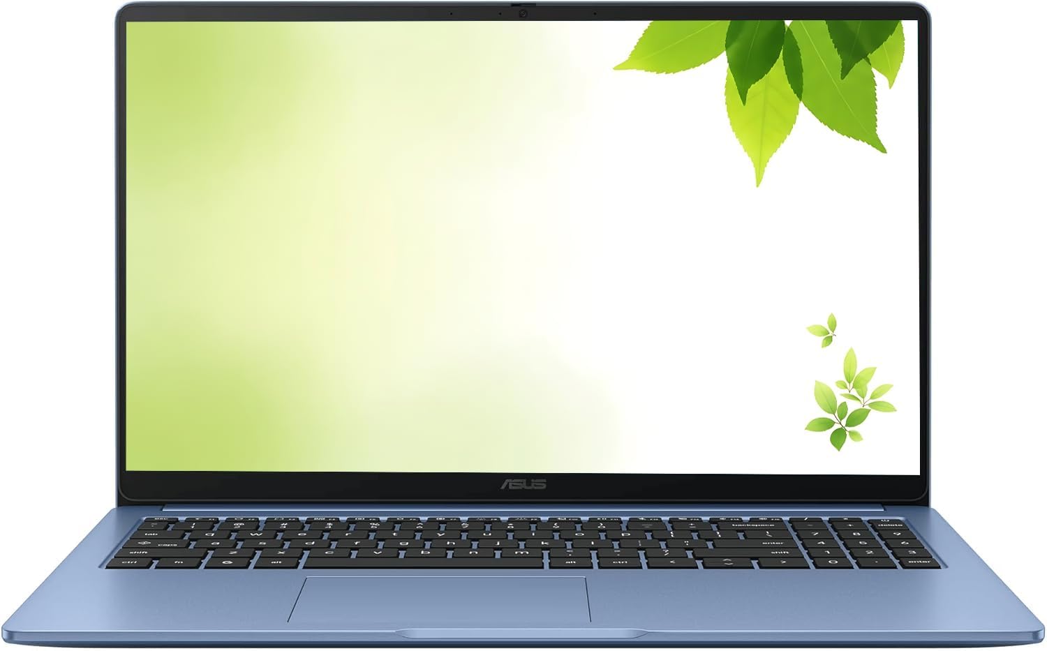 ASUS 2026 15 FHD IPS Chromebook, Intel Processor Up to 2.80GHz, 4GB DDR4, 128GB Storage, HDMI, Super-Fast WiFi, Chrome OS, Pastel Blue, Renewed