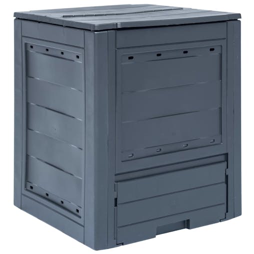 NNEVL Garden Composter Grey 60x60x73 cm 260 L