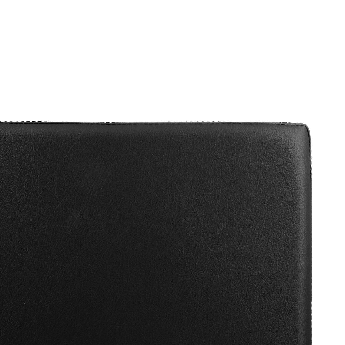 Double folding pouf Black