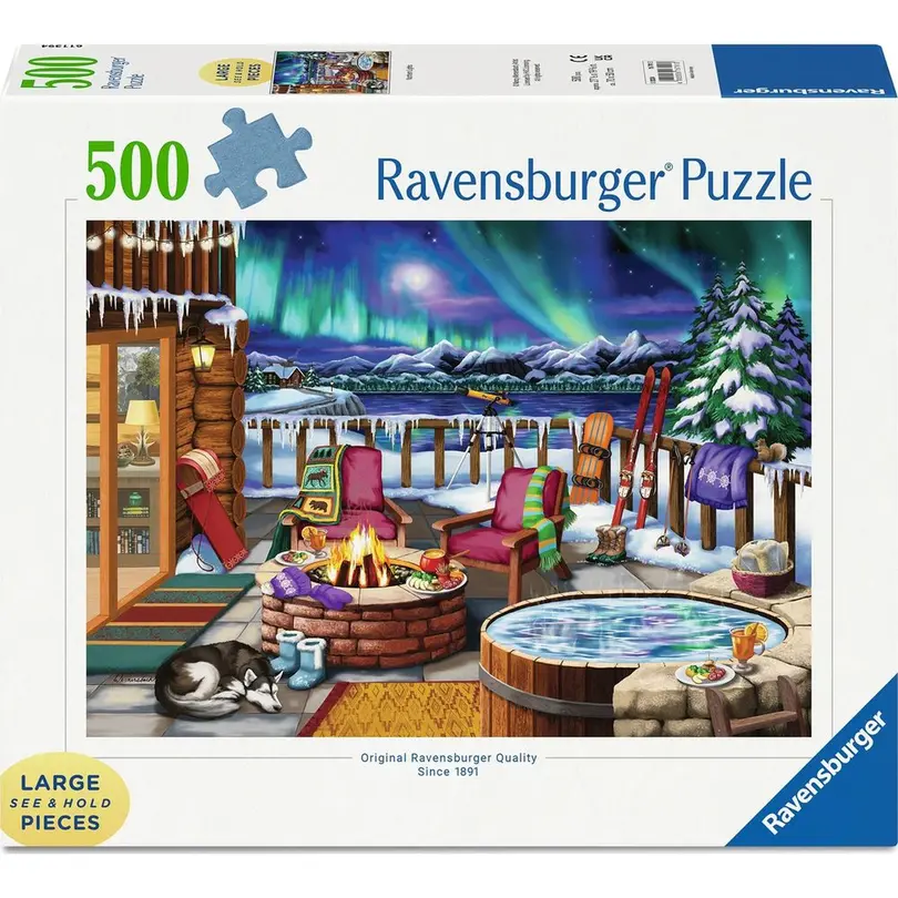 Puzzle 500er-Set Nordlichter